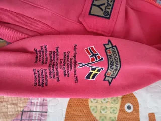 Sudadera Geographical Norway Rosa