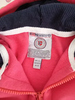 Sudadera Geographical Norway Rosa