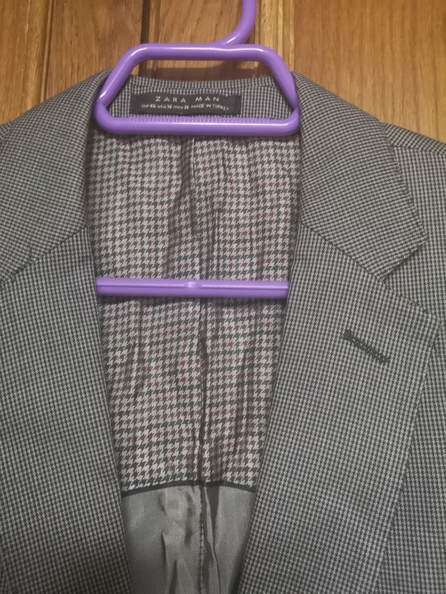 Chaqueta Zara hombre talla 46 tailored fit