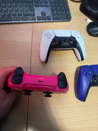 Mandos PS5 Morado y Rosa