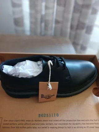 Zapatos Dr. Martens 1461 Mono Negro Talla 38.