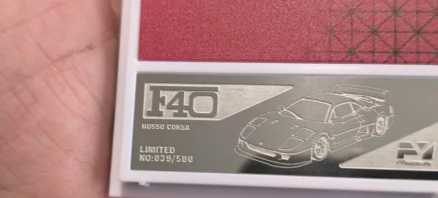 Maqueta Ferrari F40 Edición Limitada