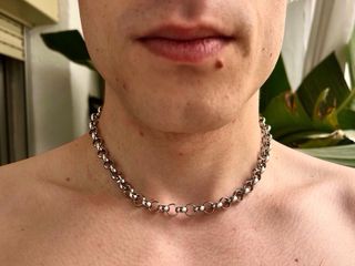 Conjunto pulsera+collar acero inoxidable