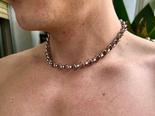 Conjunto pulsera+collar acero inoxidable