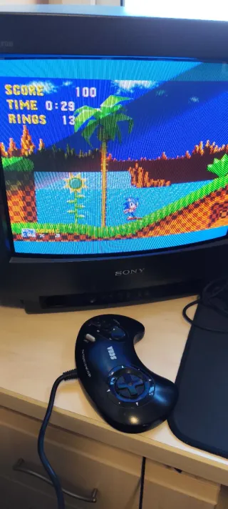 Sega Mega Drive I Consola Negra