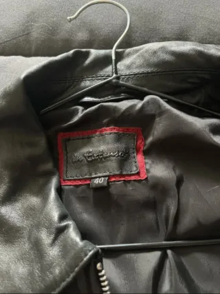 Chaqueta tres cuartos mujer negra