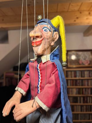 Marioneta tradicional checa bufon