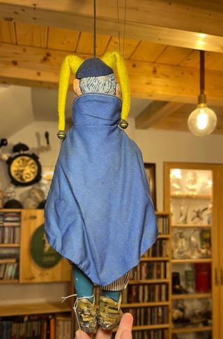 Marioneta tradicional checa bufon