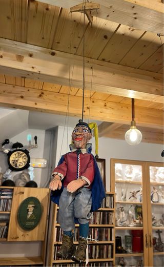 Marioneta tradicional checa bufon