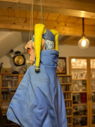 Marioneta tradicional checa bufon