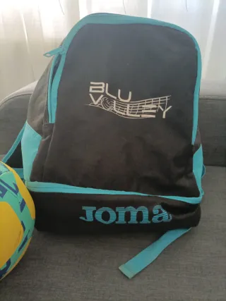 Mochila Blue Volley y Pelota Joma