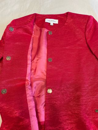 Traje chaqueta y falda Pedro del Hierro rojo