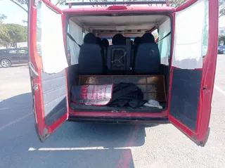 Furgoneta Fiat Ducato Roja