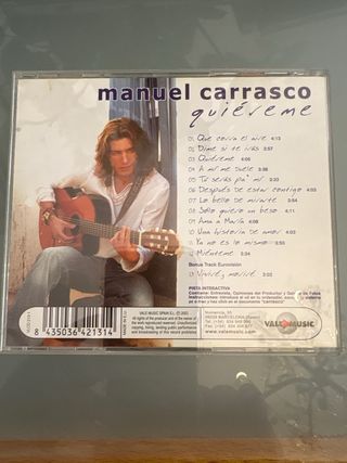 CD Manuel Carrasco - Quiéreme
