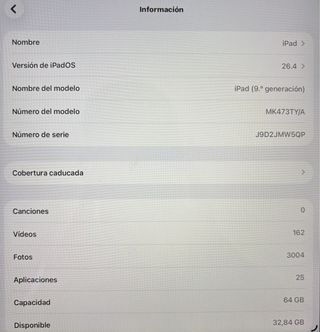 iPad 9ª Gen + Teclado Logitech en su caja original