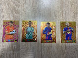 Lote 4 Cartas Fútbol Adrenalyn
