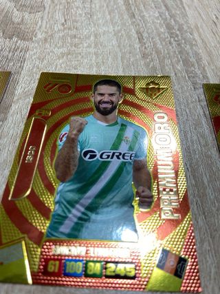 Lote 4 Cartas Fútbol Adrenalyn