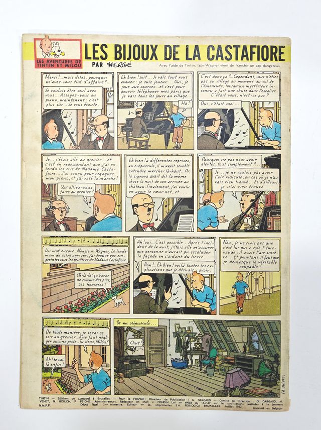 Revista Tintín 717, 1962