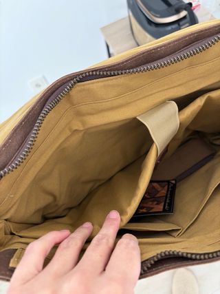 Maletín Portadocumentos/Portátil lona y piel