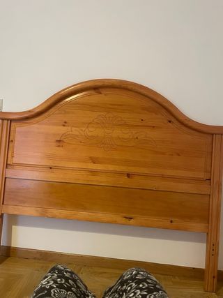 Cabecero pino cama 135cm