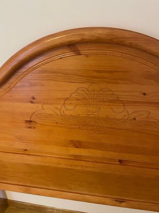 Cabecero pino cama 135cm