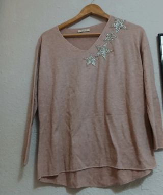 Jersey rosa con estrellas