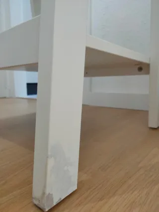 Mesa auxiliar/noche blanca madera