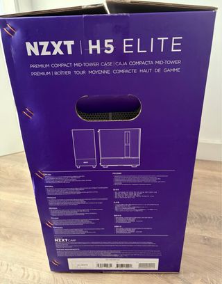 Caja PC Gaming NZXT H5 Elite Blanca