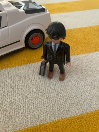 Playmobil Agente Secreto Coche Blanco