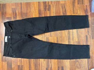 Conjunto blusa rayas y pantalón negro