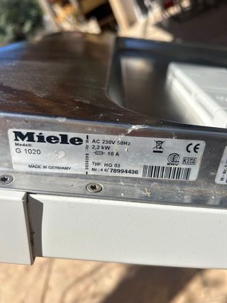 Lavavajillas Miele para piezas valencia