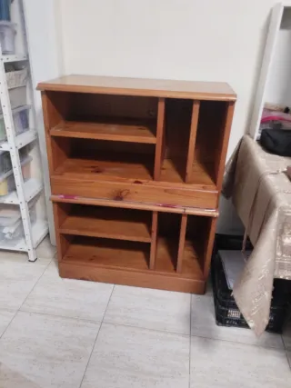 2 Muebles Madera Pino