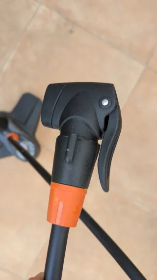 Inflador de pie para bicicleta