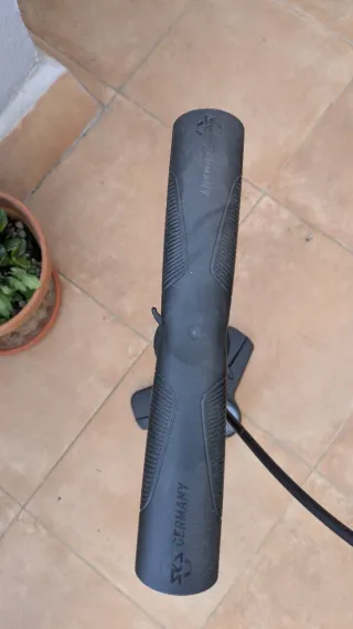 Inflador de pie para bicicleta