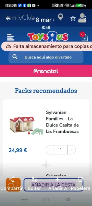 Casita Dulce Frambuesas Sylvanian Families