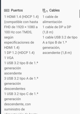 Monitor Dell P2425H sin usar