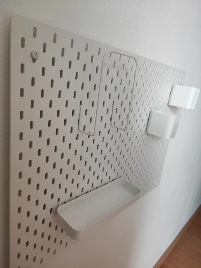 Tablero perforado blanco 76x56 cm Ikea