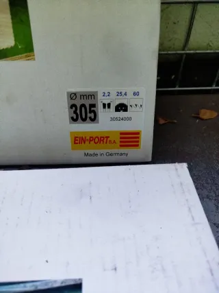 8 Discos de corte Sierra  305mm de 60 y 80 dientes