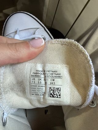 Converse Blancas Plataforma