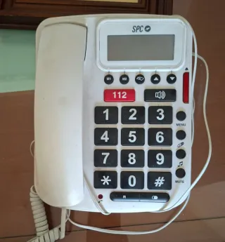 Teléfono fijo SPC blanco