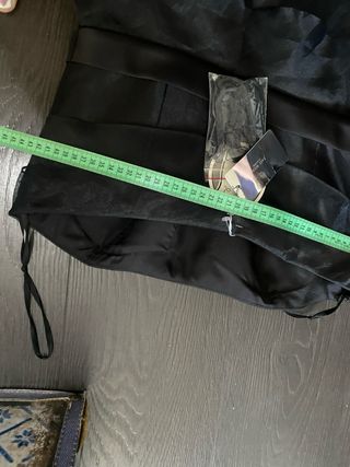 Vestido fiesta negro largo T44