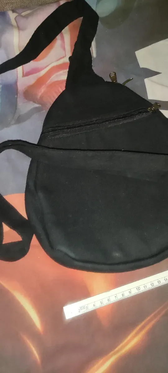 Bolso bandolera bordado flores