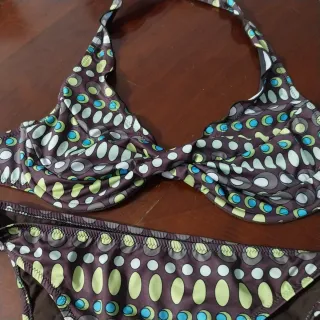 Costume bikini donna fantasia pois