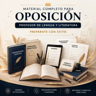 Temario oposición Lengua y literatura.