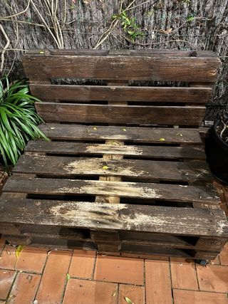 Sofá Palets Madera Marrón (3 Unidades)