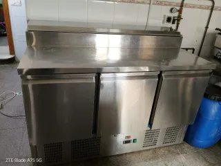 Mesa Fría Acero Inoxidable