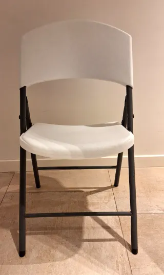 3 Sedie Pieghevoli LIVETIME Bianche