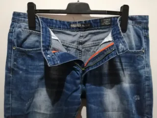 Pantalón vaquero roto.  Flex Style.