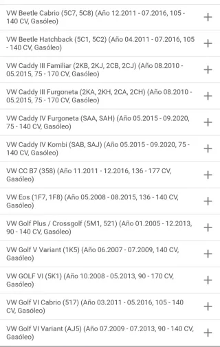 Bomba de agua auxiliar VAG