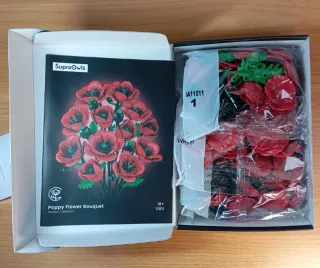 Buquê de Flores Artificiais - Blocos de Construção